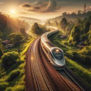 dall-e-2024-02-13-11-16-18-a-picturesque-scene-of-a-railway-track-winding-through-a-lush-green-landscape-with-a-sleek-modern-train-gliding-along-the-tracks-th